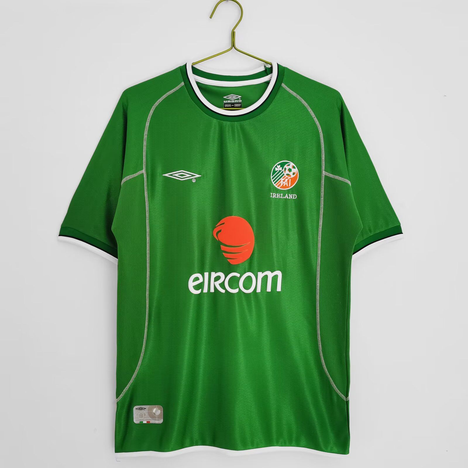 AAA Quality Ireland 2002 World Cup Home Soccer Jersey